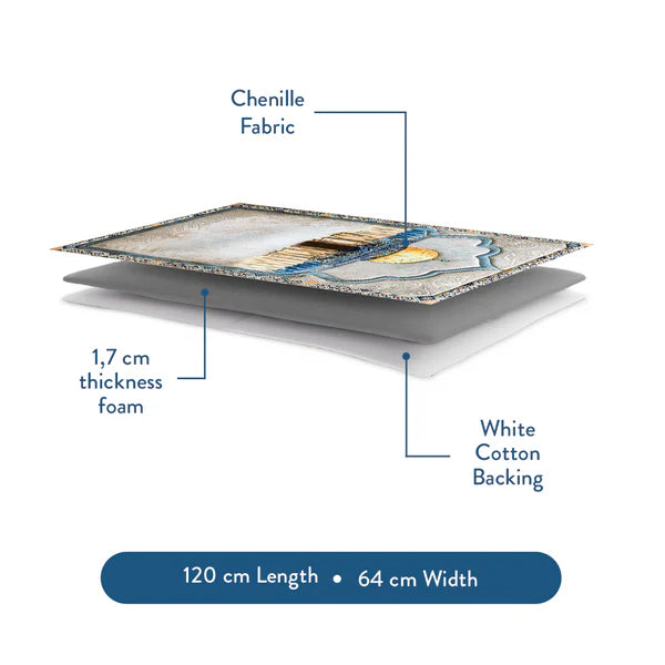 Dome of the Rock Premium Prayer Mat – Luxurious & Cushioned | Urban Rugs