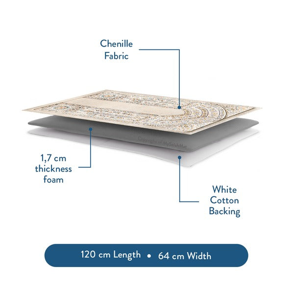 Antique Indian Arch Premium Prayer Mat