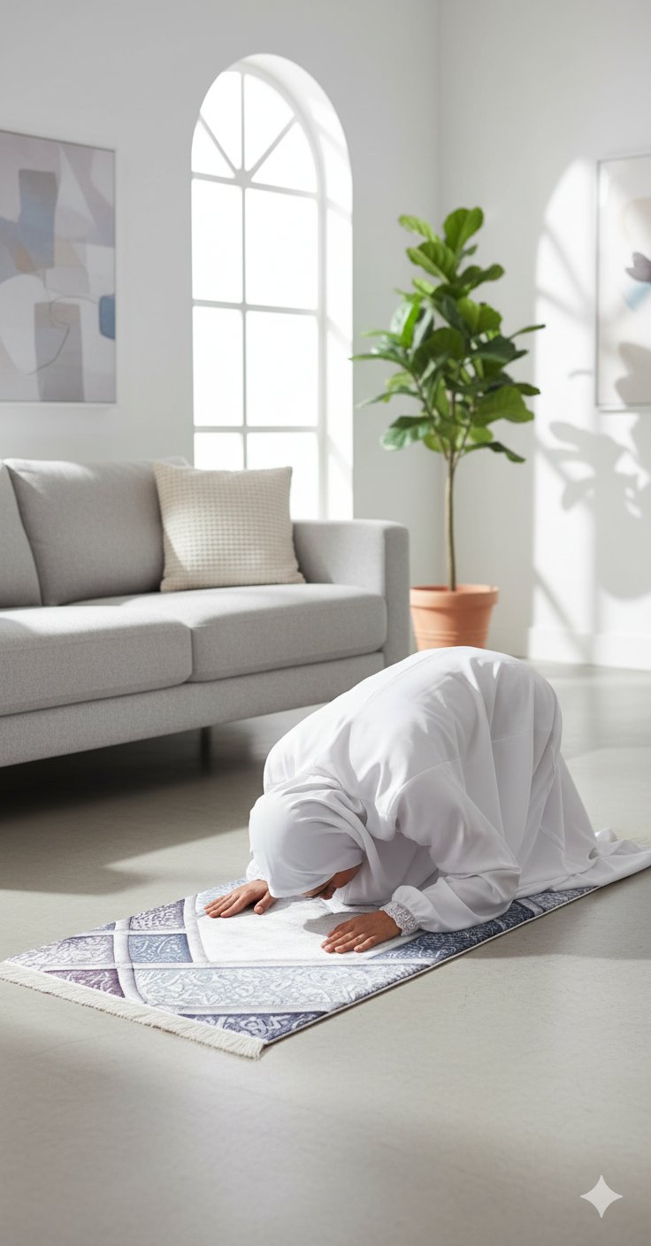 Women's Prayer Dress 2 Pieces (Without Sleeves) - Plain White