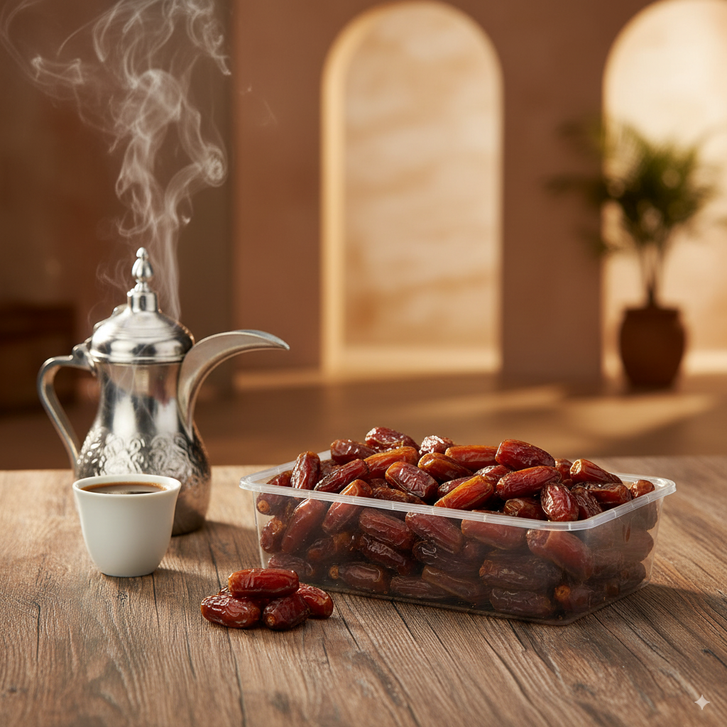 Mabroom Dates Deluxe 2.2LB - Exquisite Saudi Delicacy with Subtle Sweetness | Rich in Fiber, Vitamins, and Minerals | Perfect Energy-Boosting Snack