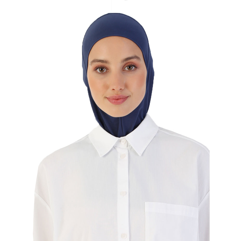 Turkish Neck Undercap for Amira Hijab: Effortless Elegance and Comfort in One Piece