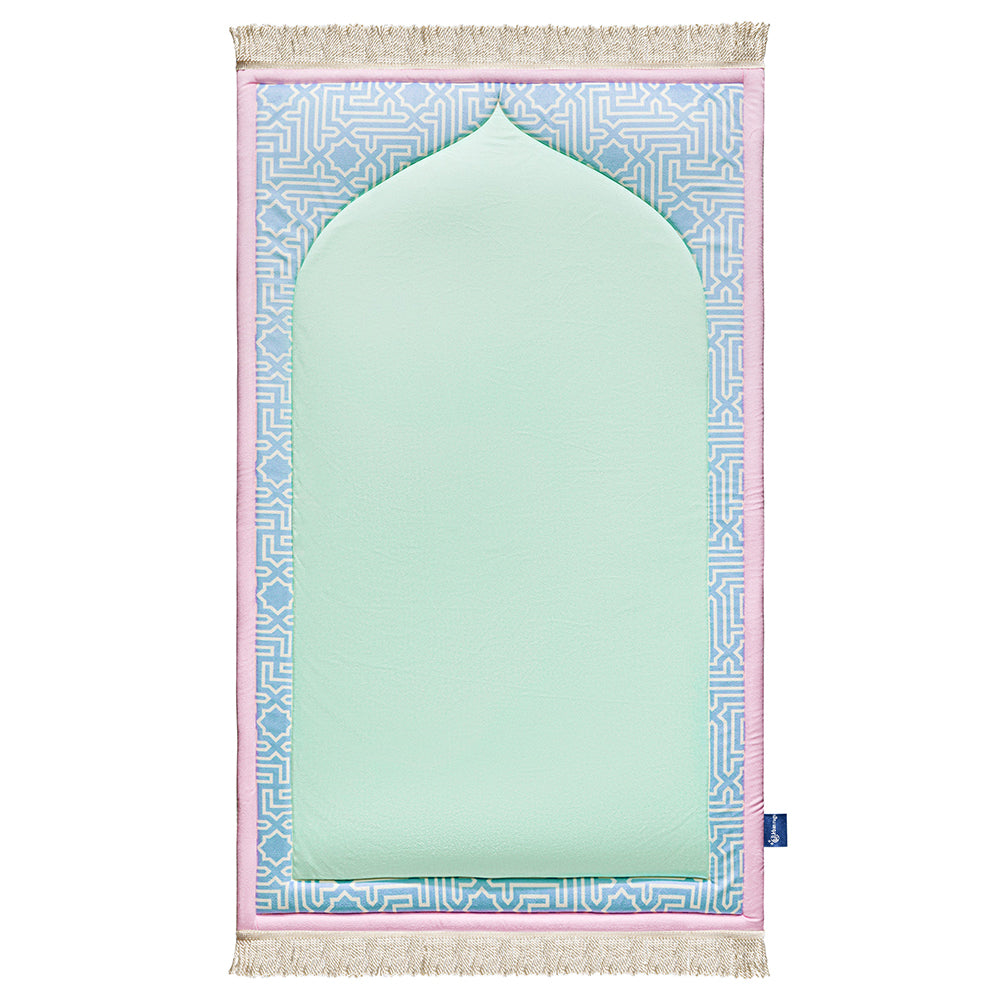 Pastel Islamic Arch Junior Prayer Mat