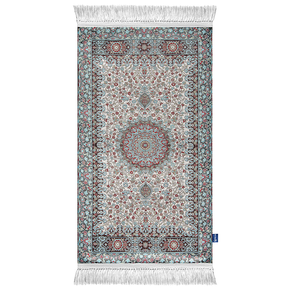 Skylight Persian Naseej prayer mat with traditional woven design