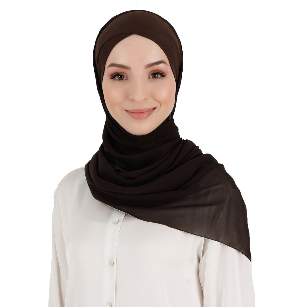 Premium Ecardin Chiffon Shawl – Elegant and Versatile Chiffon Shawl for Any Occasion