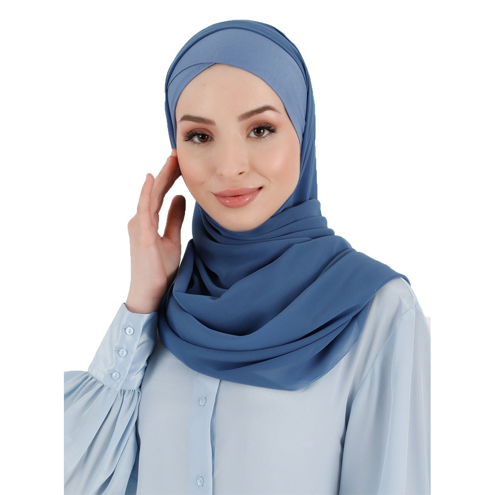 Premium Ecardin Chiffon Shawl – Elegant and Versatile Chiffon Shawl for Any Occasion