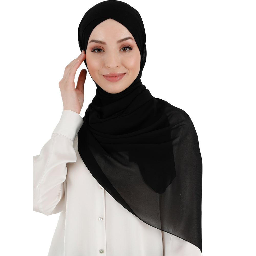Premium Ecardin Chiffon Shawl – Elegant and Versatile Chiffon Shawl for Any Occasion
