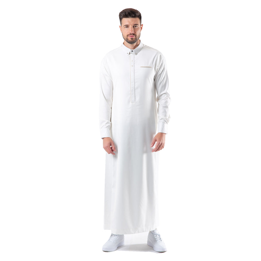 Lawung 2024 Smart Thobe - Premium Suit Fabric - Off White AAR2415