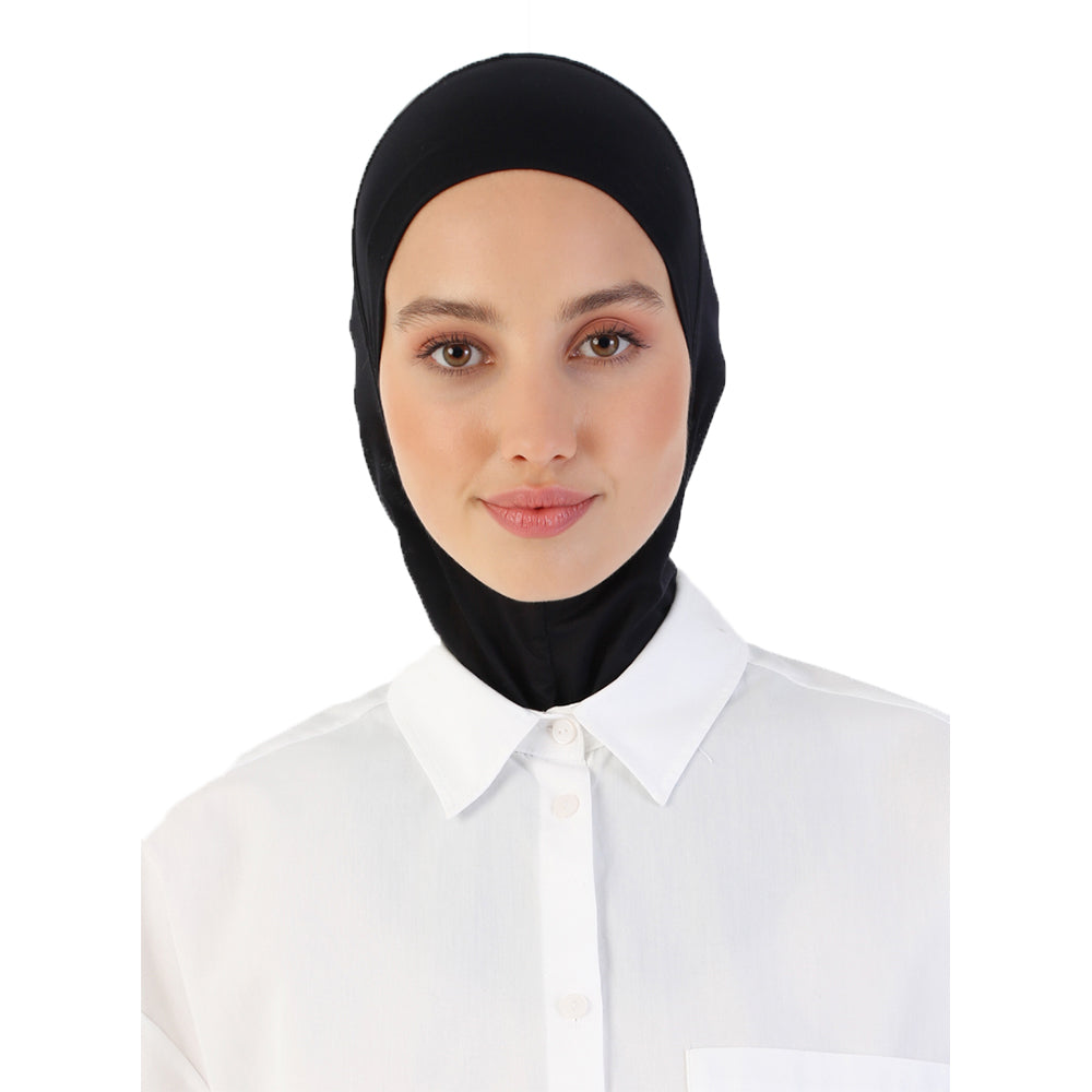 Turkish Neck Undercap for Amira Hijab: Effortless Elegance and Comfort in One Piece