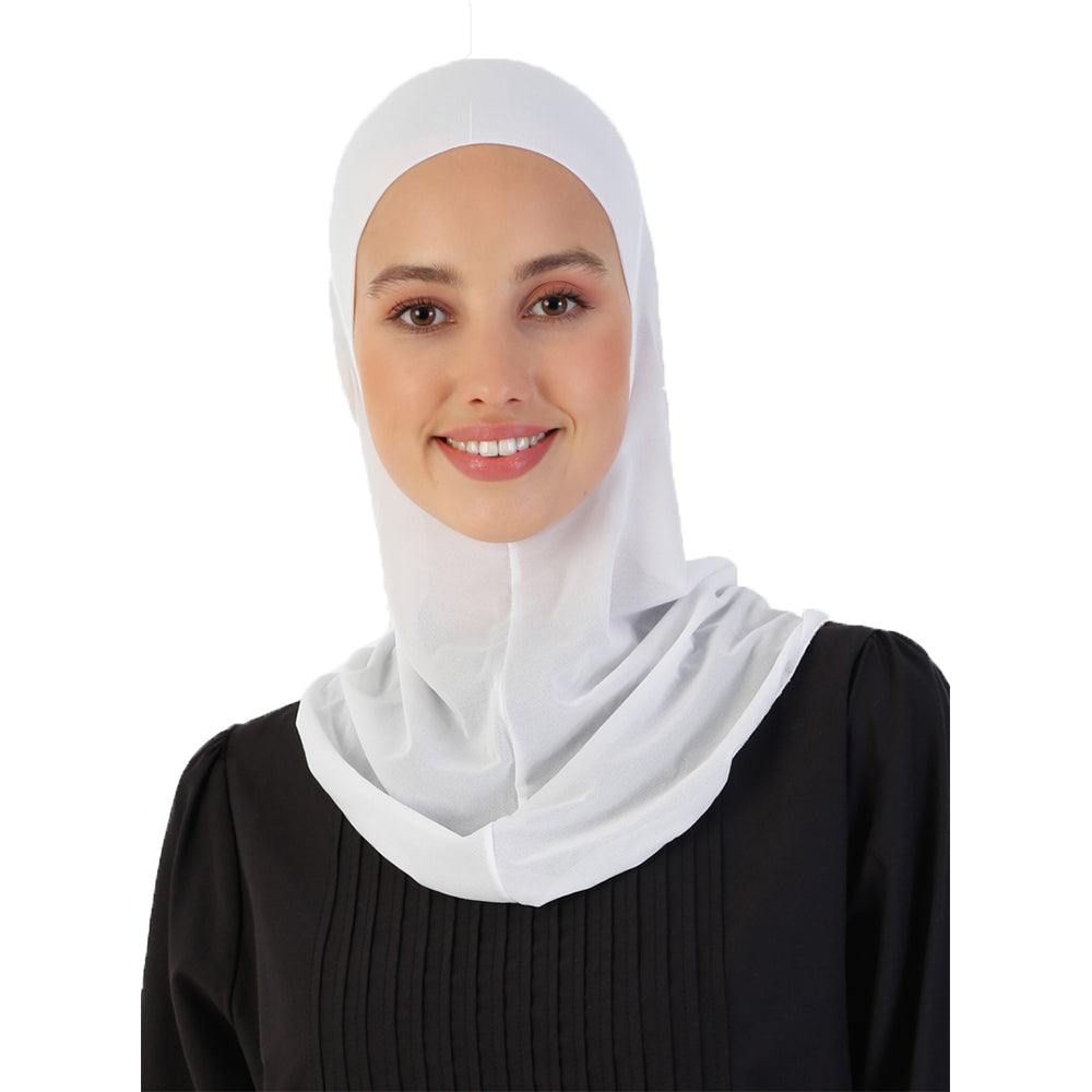 Turkish Neck Undercap for Amira Hijab: Effortless Elegance and Comfort in One Piece