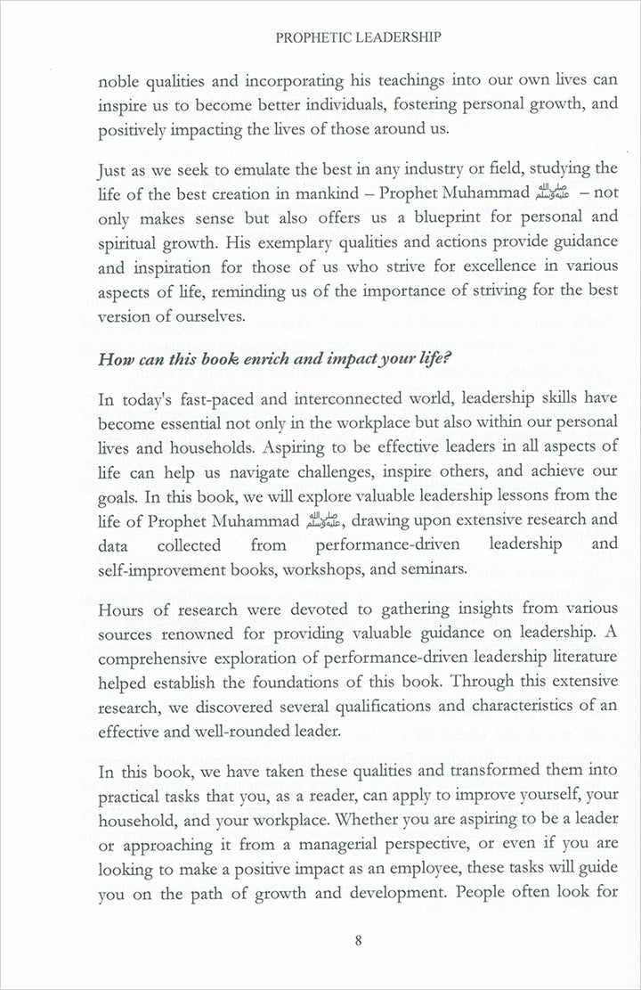 Prophetic Leadership