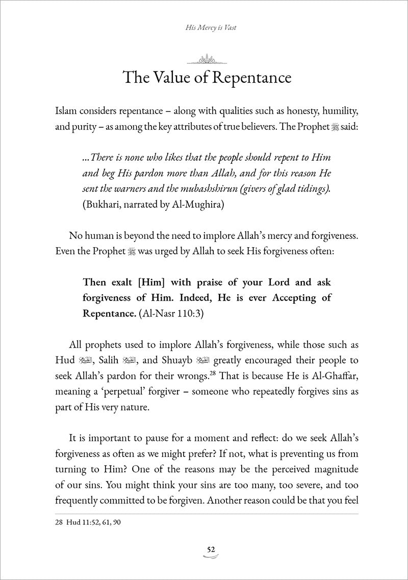 His Mercy is Vast: A Practical Guide to Seeking Allah's Forgiveness