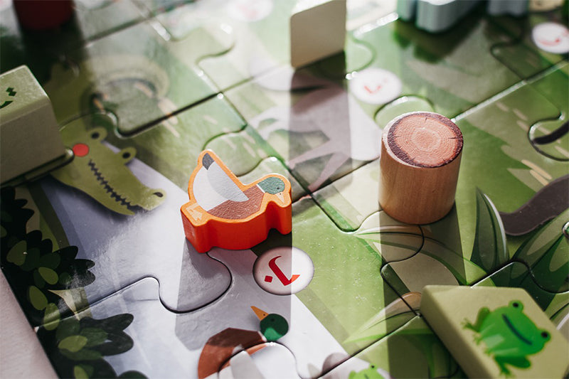 Arabic Alphabet Blocks: At the Zoo (136 pieces) لعبة المكعبات العربية في حديقة الحيوان