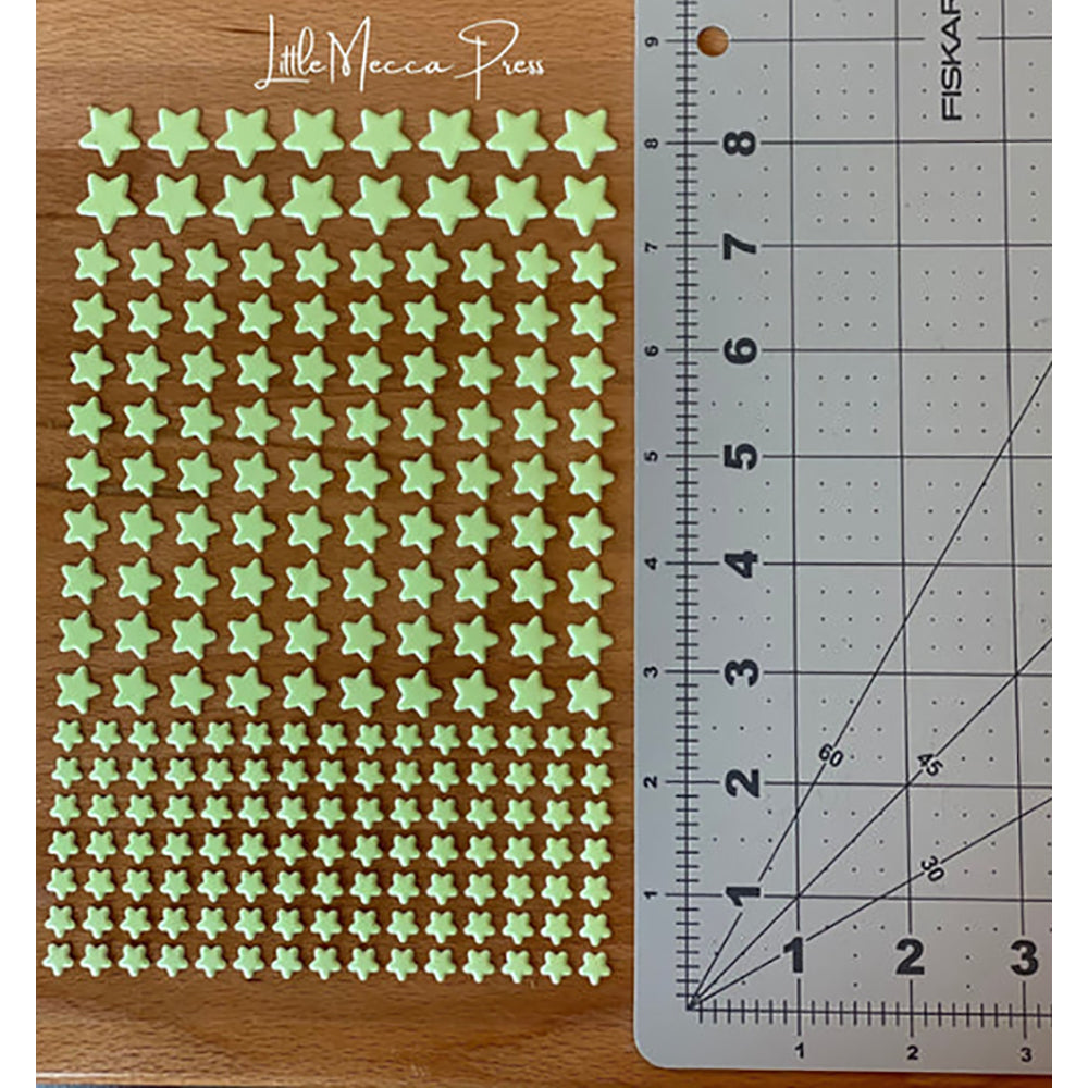 Islamic Wall Sticker Glow In The Dark Sticker Set 310 Stickers Poem "Allah Made The Moon and Allah Made Me" Ramadan Eid Mubarak Gift Ideas For Kids