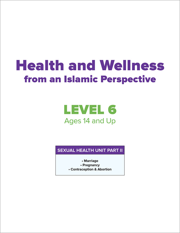 Health and Wellness: From an Islamic Perspective - Level 6