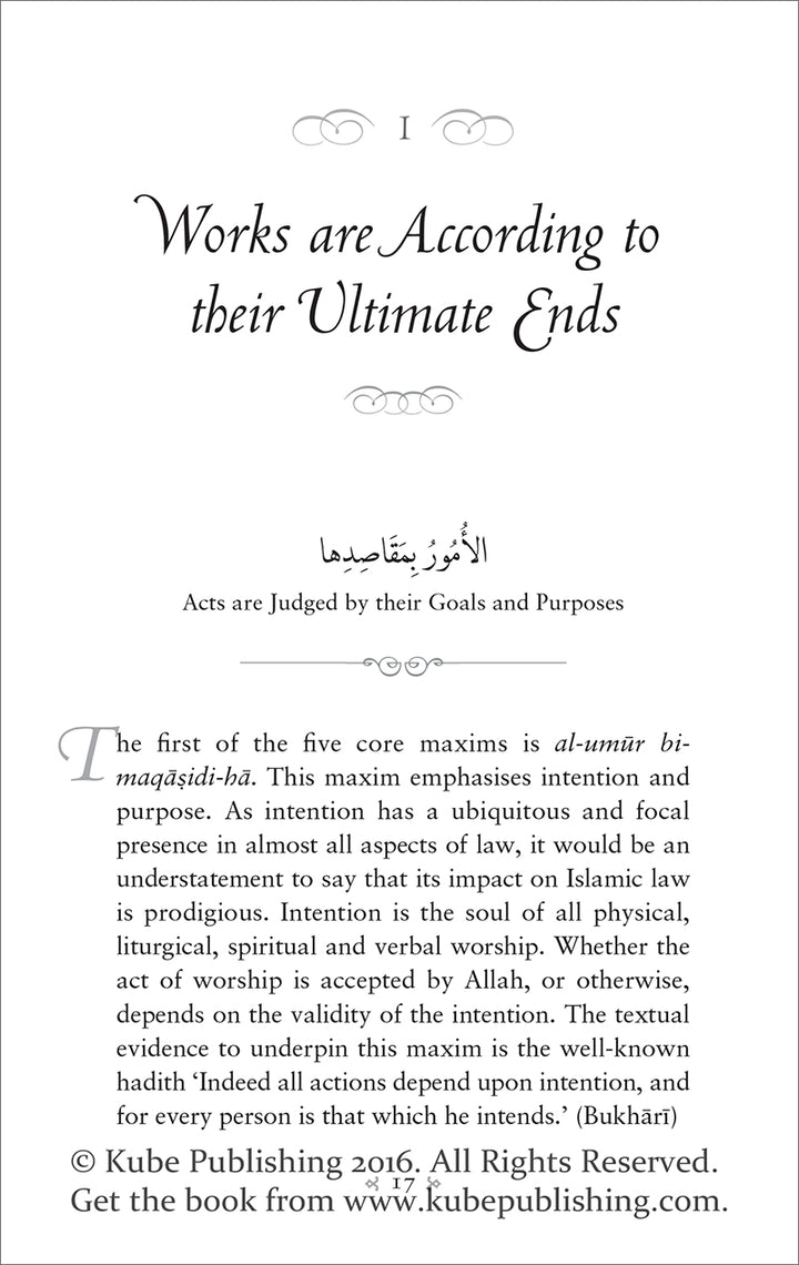 A Treasury of Sacred Maxims: A Commentary on Legal Principles