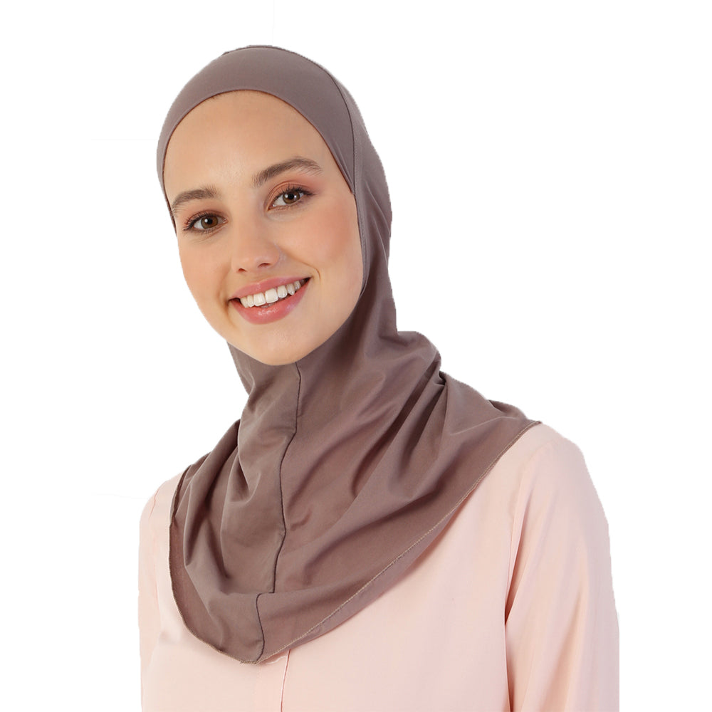 Turkish Neck Undercap for Amira Hijab: Effortless Elegance and Comfort in One Piece