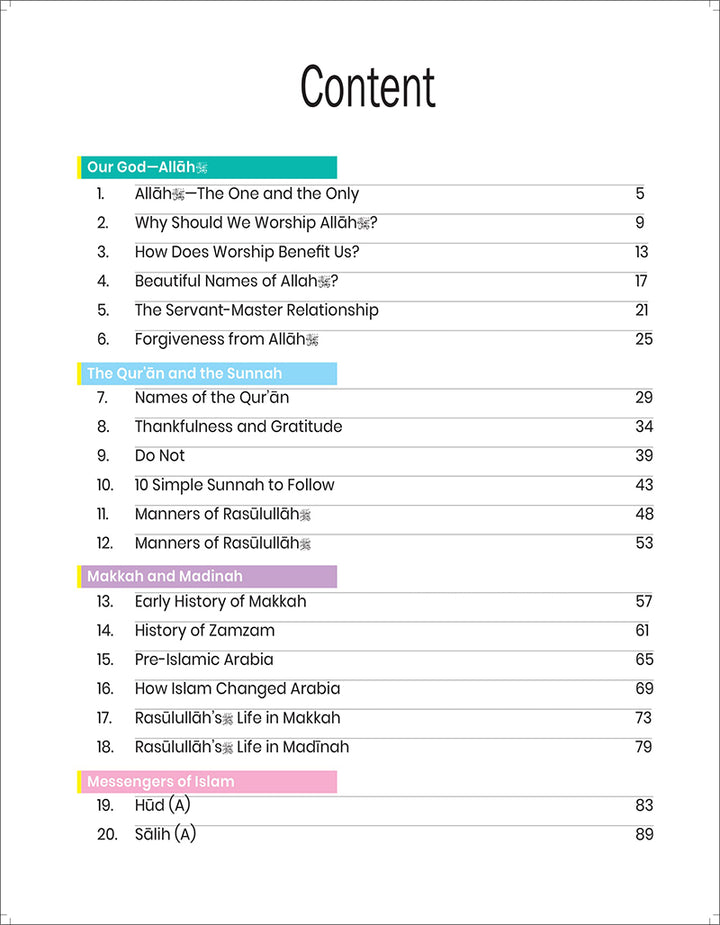 The Message of Islam Workbook: Level 3