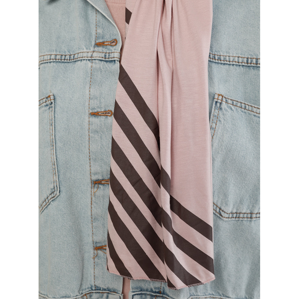 Ecardin Combed Striped Shawl – Elegant Shawl Wrap for Any Occasion