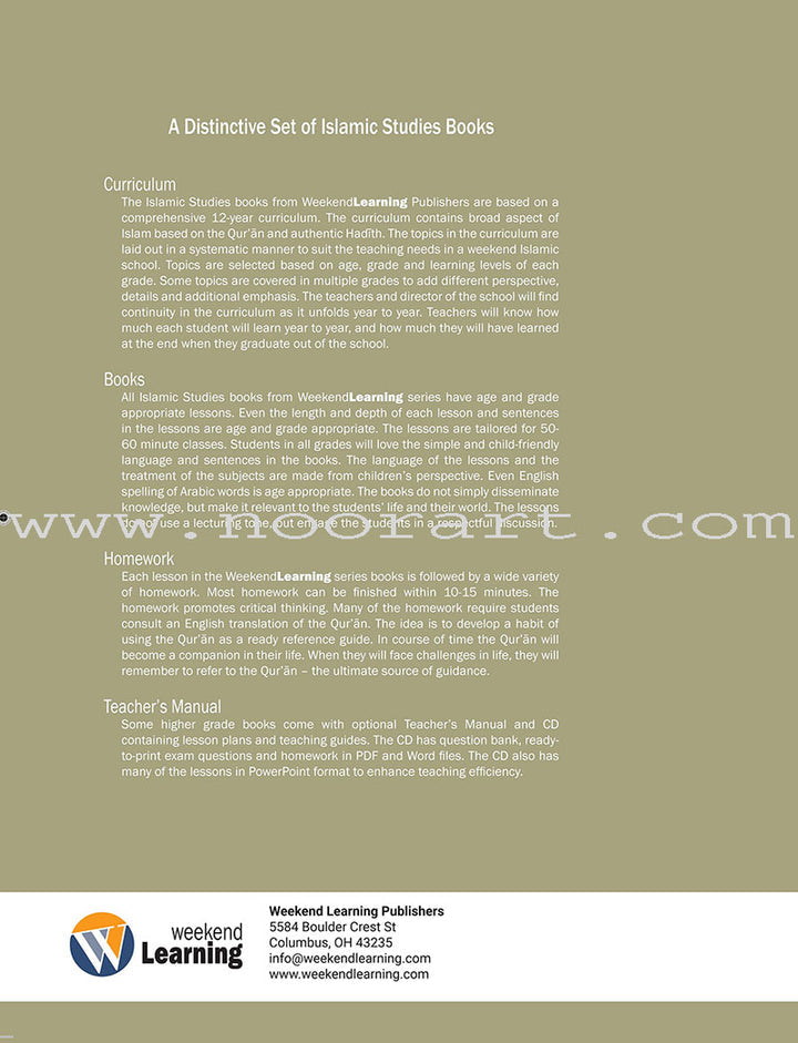 Weekend Learning Islamic Studies: Level 8 (Revised and Enlarged Edition)