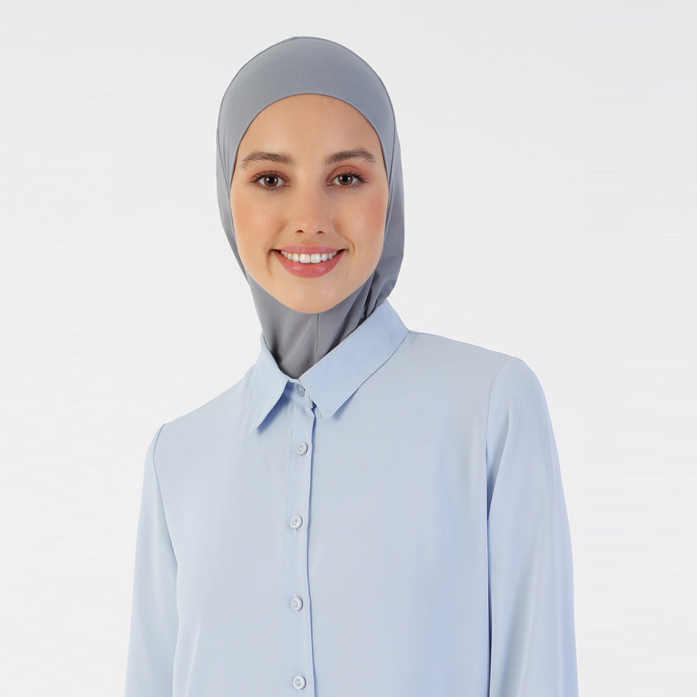 Turkish Neck Undercap for Amira Hijab: Effortless Elegance and Comfort in One Piece
