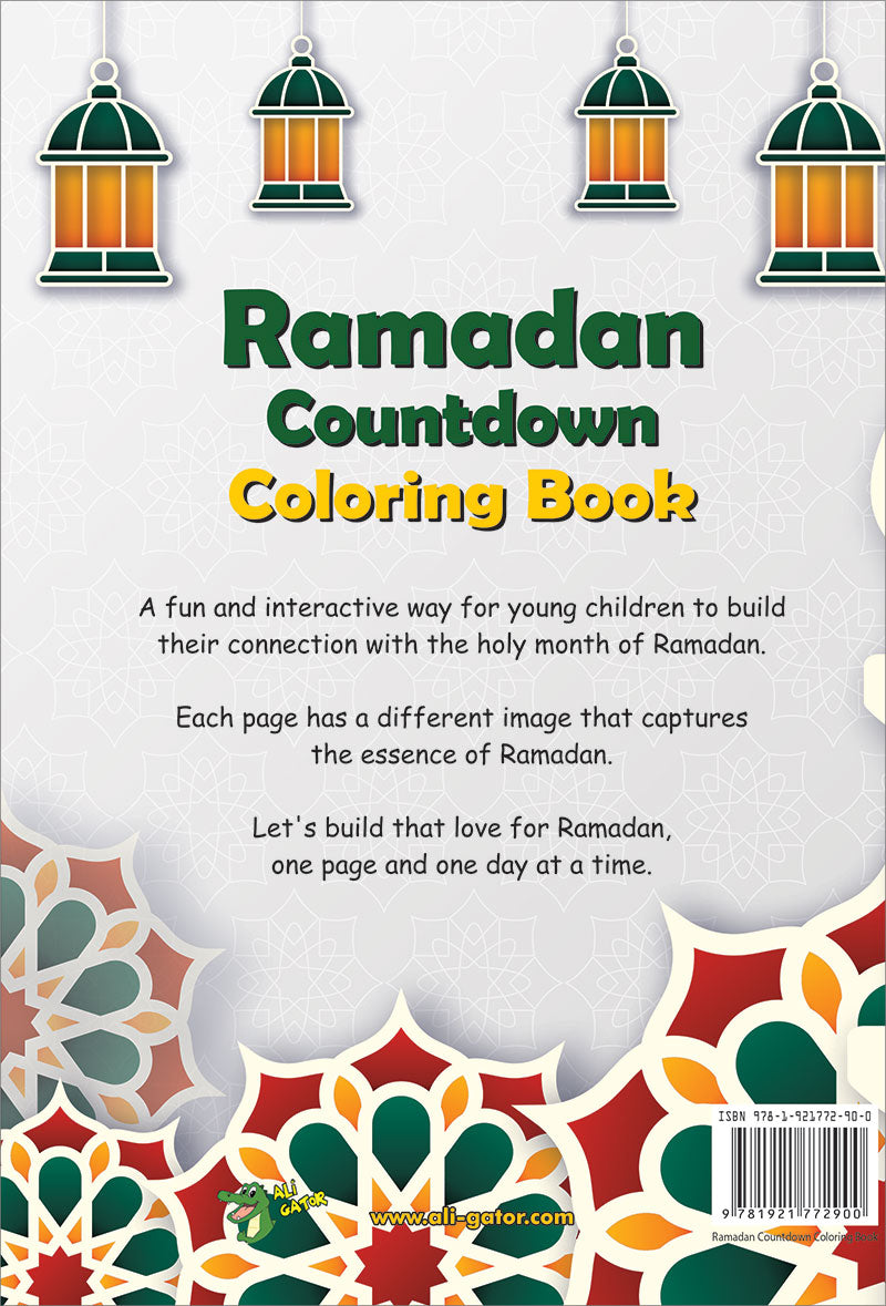 Ramadan Countdown Coloring Book