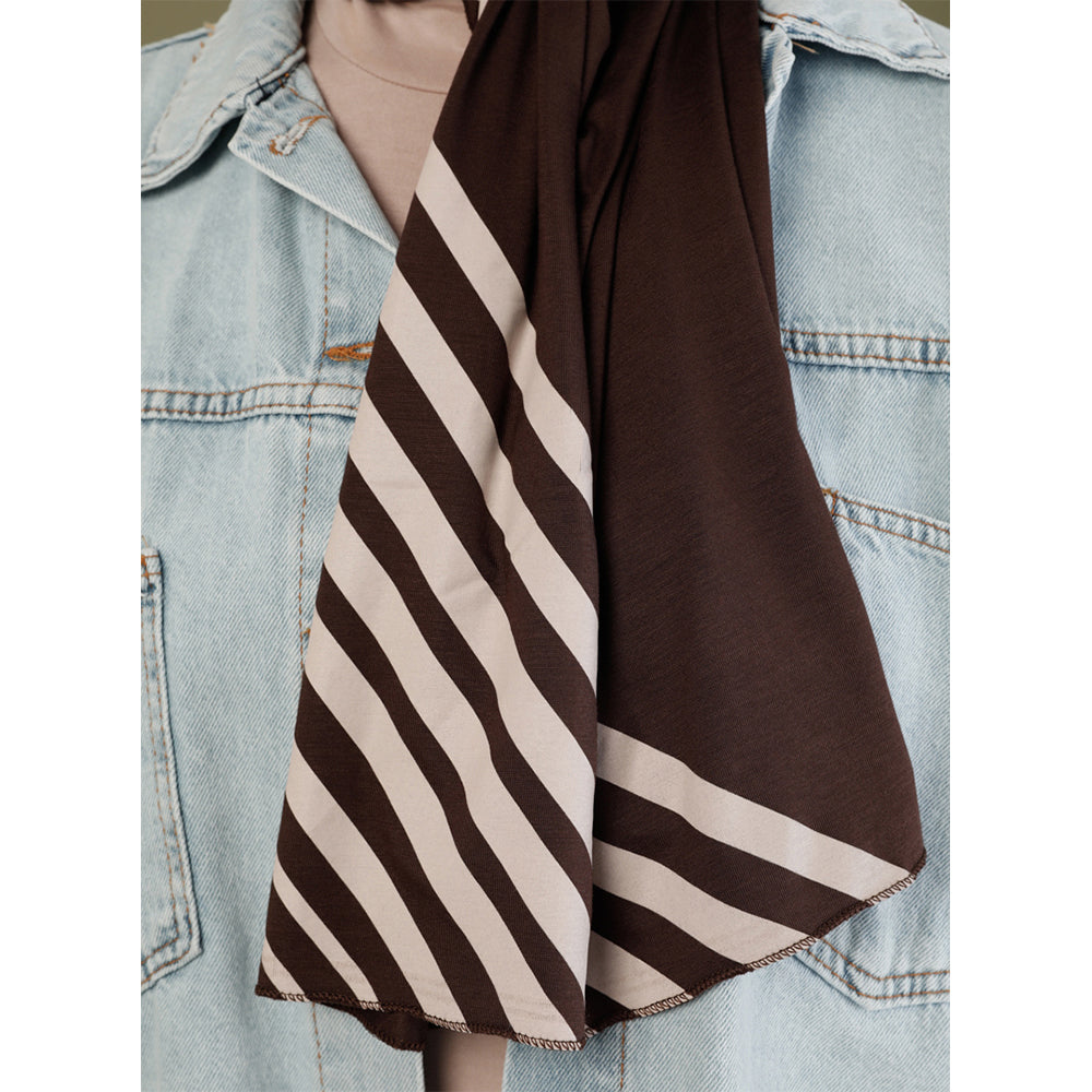 Ecardin Combed Striped Shawl – Elegant Shawl Wrap for Any Occasion