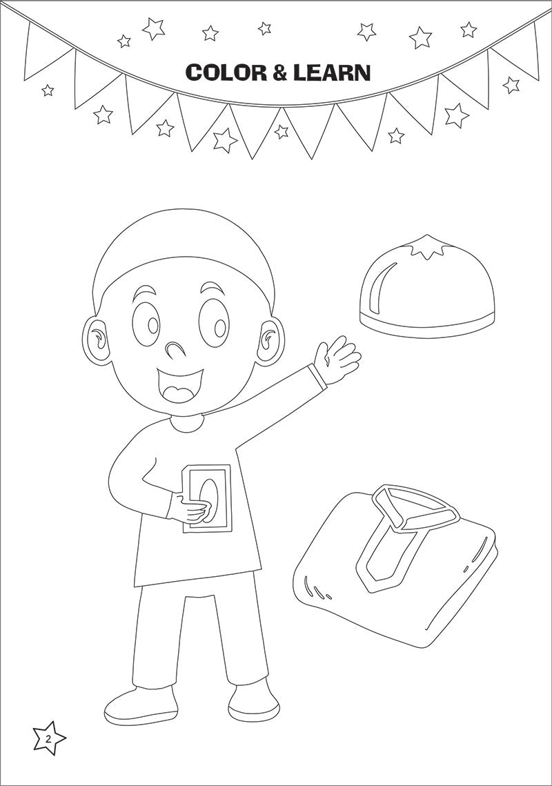 10 Sunnah of Eid Coloring Book