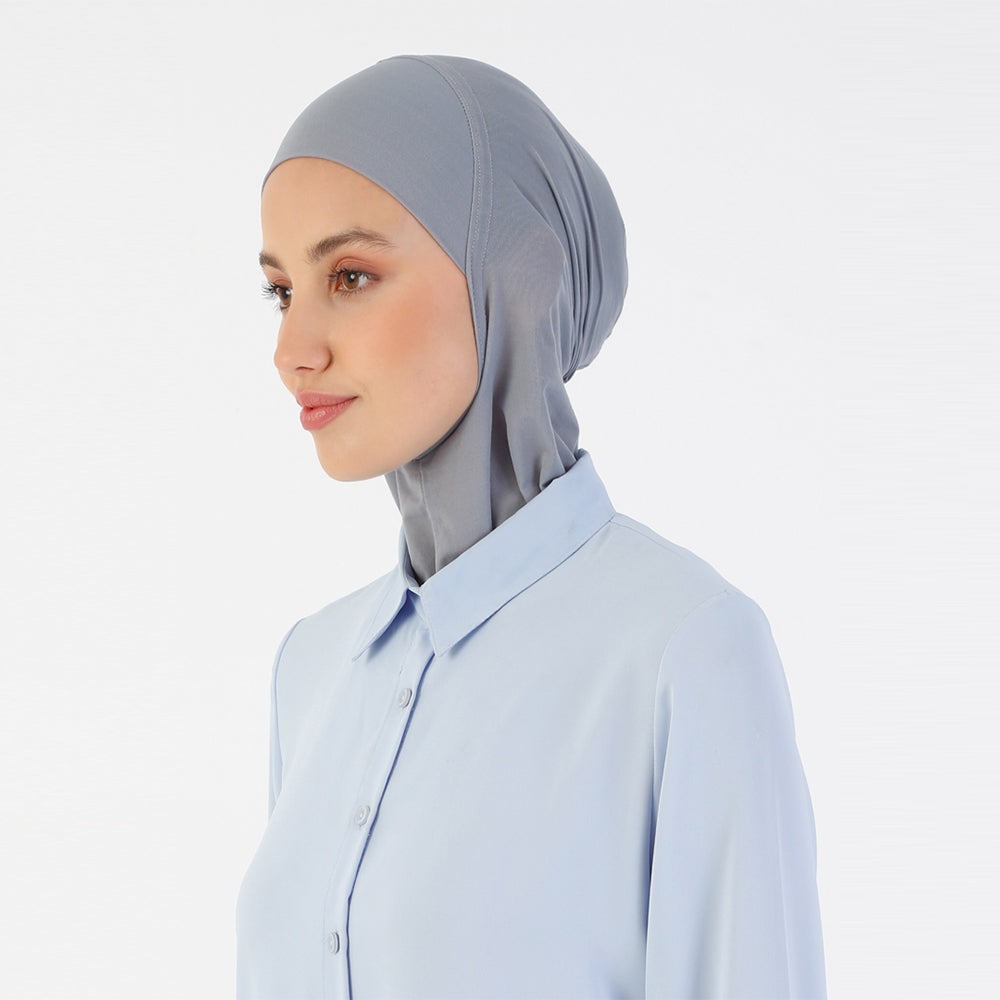 Turkish Neck Undercap for Amira Hijab: Effortless Elegance and Comfort in One Piece