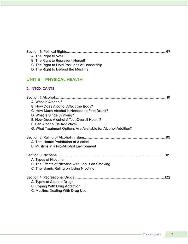 Health and Wellness: From an Islamic Perspective - Level 4