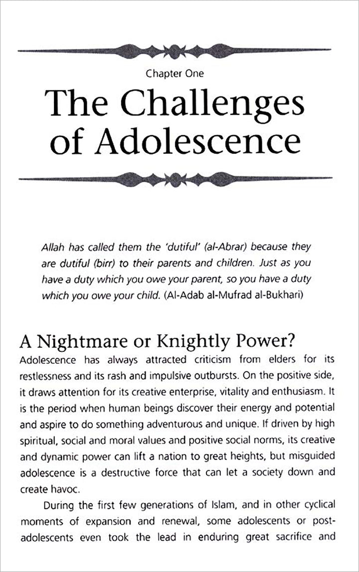 A Guide to Parenting in Islam: Addressing Adolescence