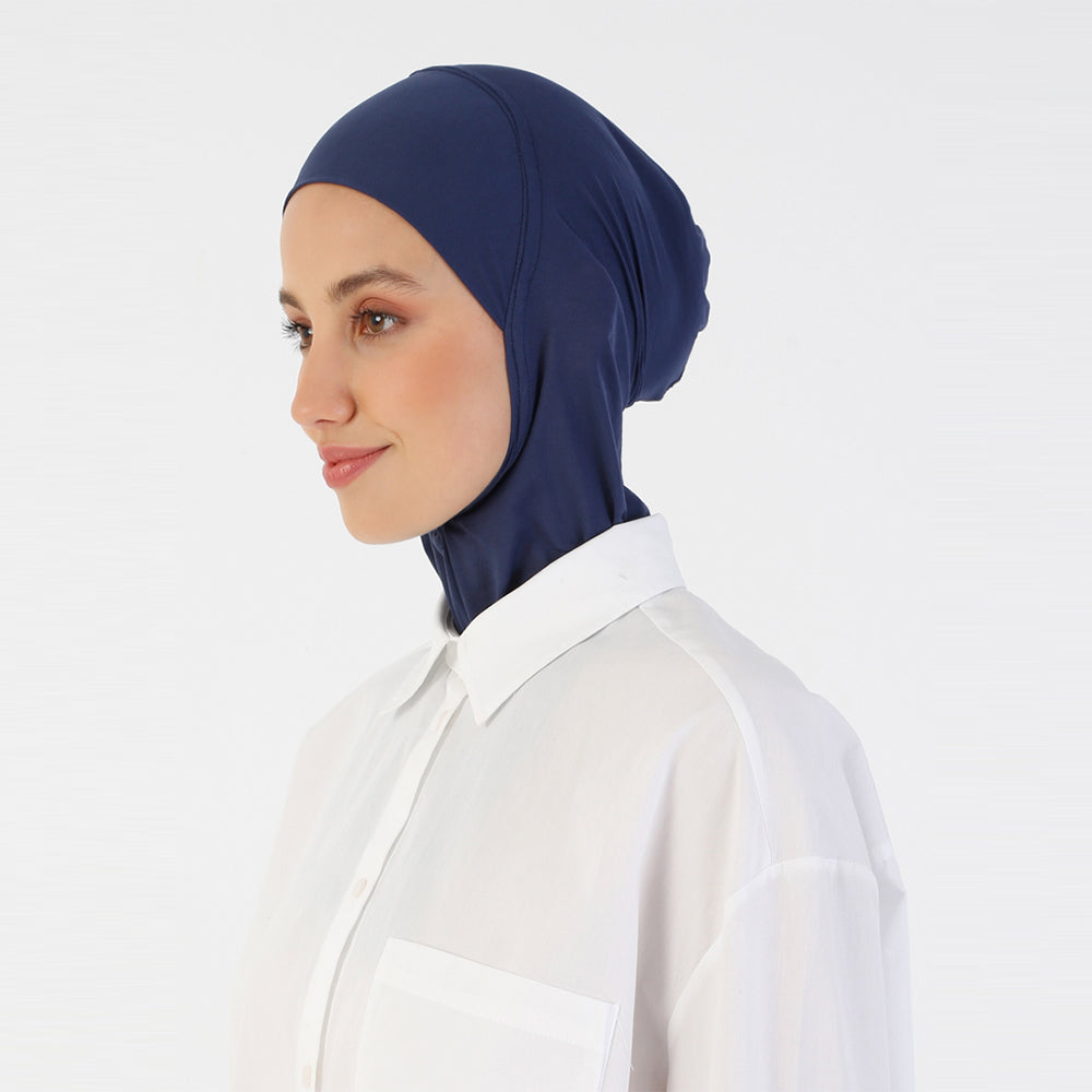 Turkish Neck Undercap for Amira Hijab: Effortless Elegance and Comfort in One Piece