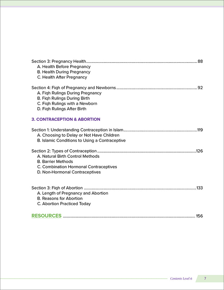 Health and Wellness: From an Islamic Perspective - Level 6