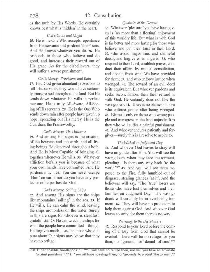 The Clear Quran with Thematic English Translation- Paperback (3.7" x 5.7")