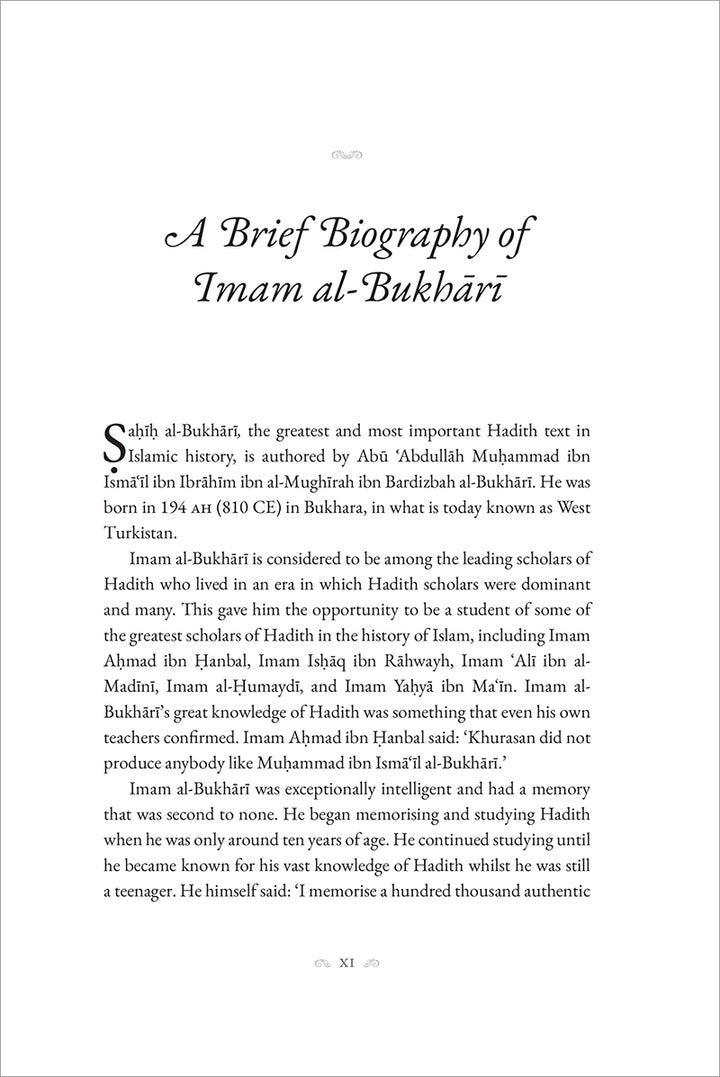 40 Hadith from Sahih al Bukhari