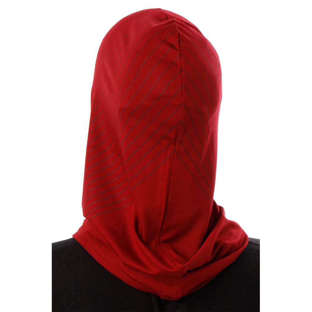 Striped Sports Beret - Ecardin: The Perfect Turkish Amira Hijab