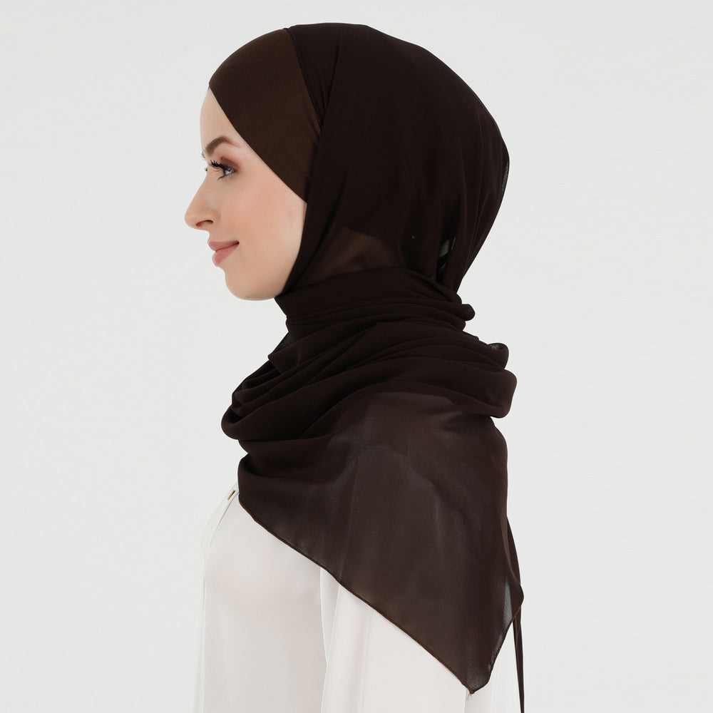 Premium Ecardin Chiffon Shawl – Elegant and Versatile Chiffon Shawl for Any Occasion