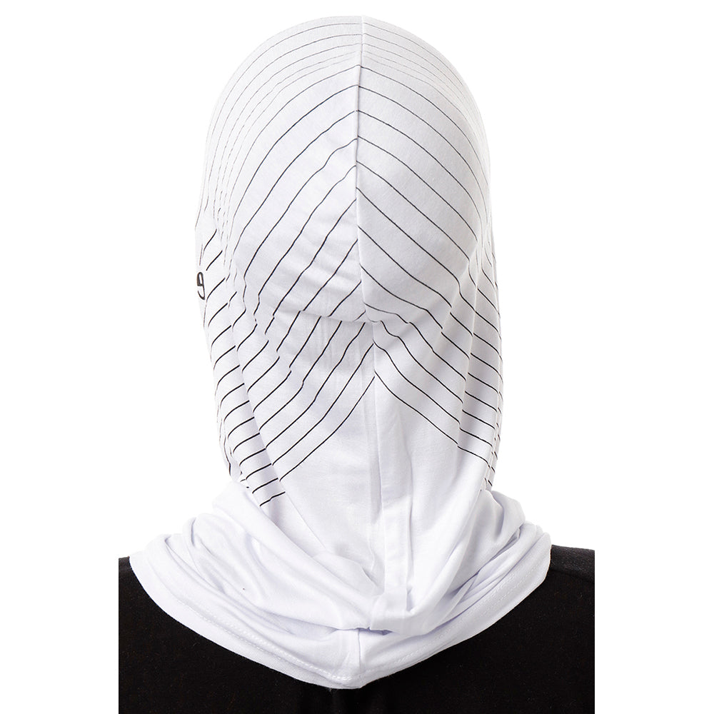 Striped Sports Beret - Ecardin: The Perfect Turkish Amira Hijab