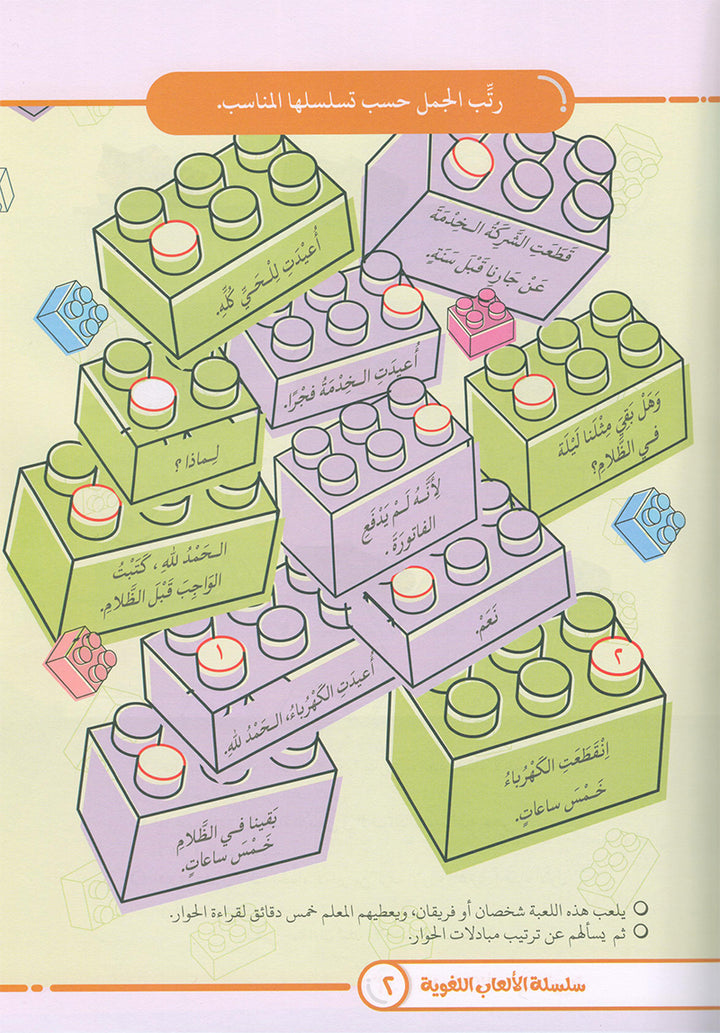 Language Games Between Our Children's Hand: Level 3 الألعاب اللغوية بين يدي أولادنا