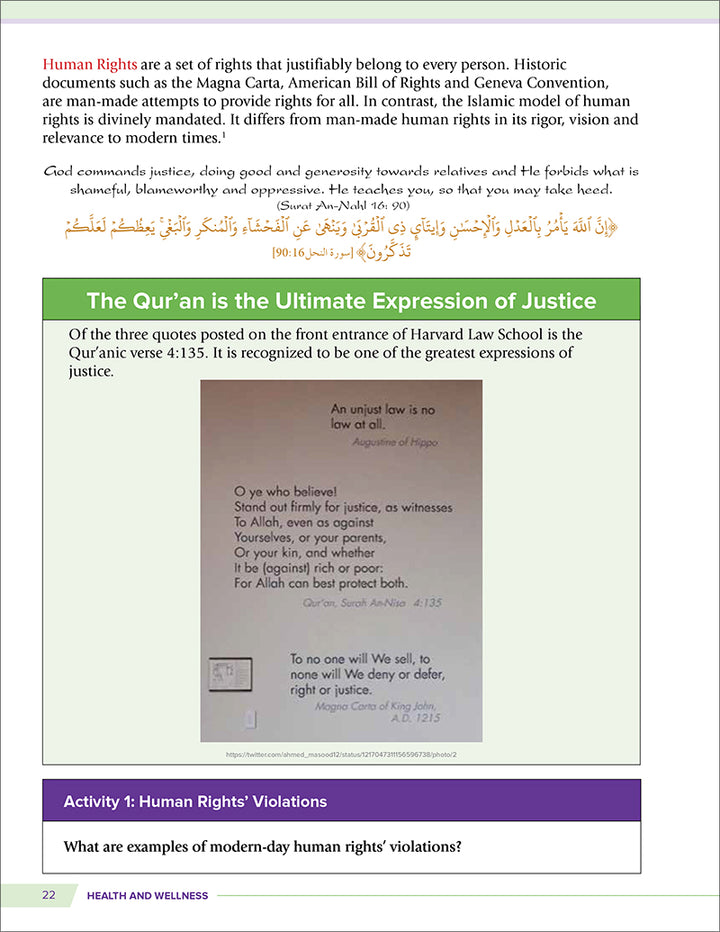 Health and Wellness: From an Islamic Perspective - Level 4