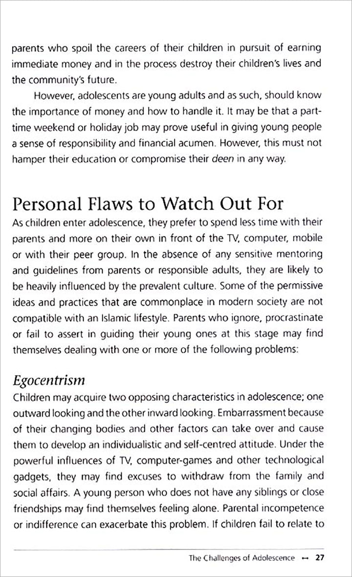 A Guide to Parenting in Islam: Addressing Adolescence