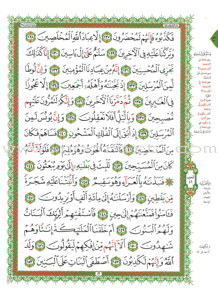 Al-Qaidah An-Noraniah (Robu' Yaseen with Suratul-Fatihah, Small Size: 6" X 8.2") القاعدة النورانية ربع يس مع سورة الفاتحة
