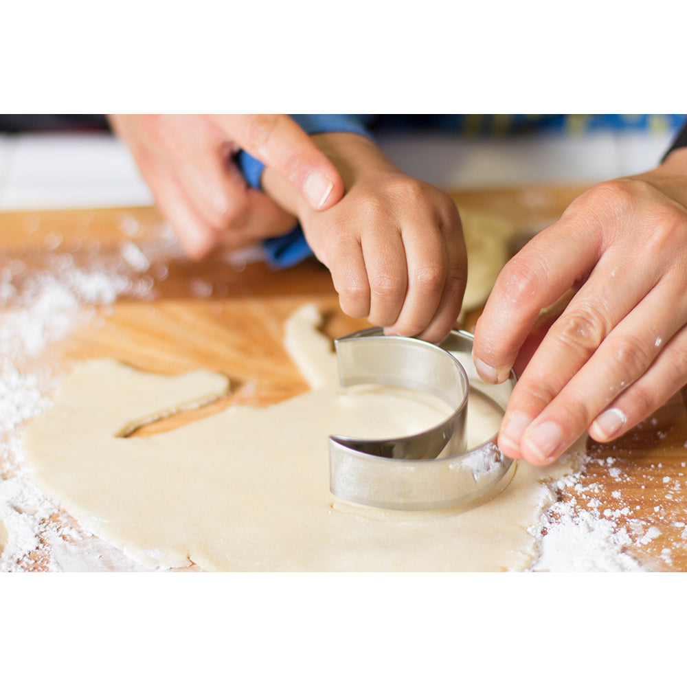 Islamic Cookie Cutter Set of Stainless Steel Shapes Including Mosque Moon Lantern Star and Kabah Perfect for Cookies Pancakes Fruit Cutting
