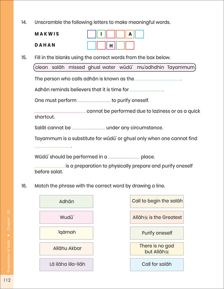 The Message of Islam Workbook: Level 3