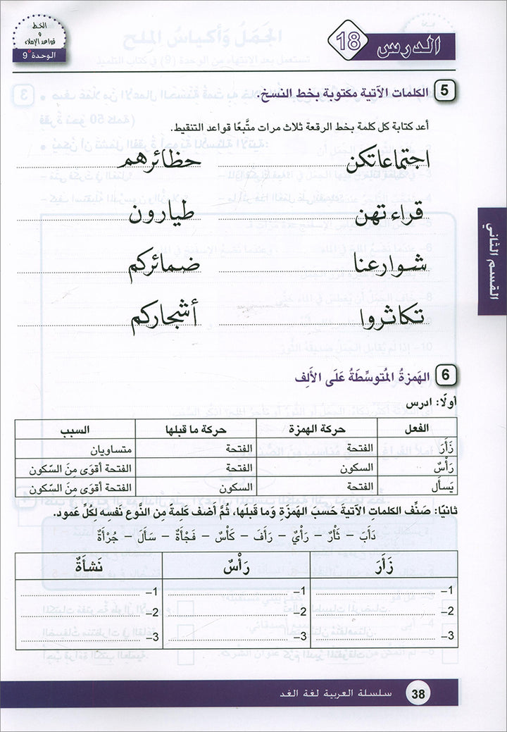 Arabic is the Language of Tomorrow for Non-Native Speakers: Workbook Level 5 العربية لغة الغد