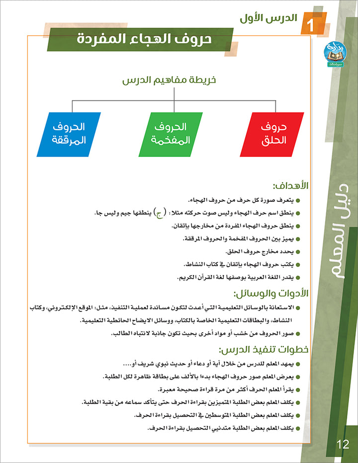 Bidaya Teacher's Guide سلسلة بداية - دليل المعلم