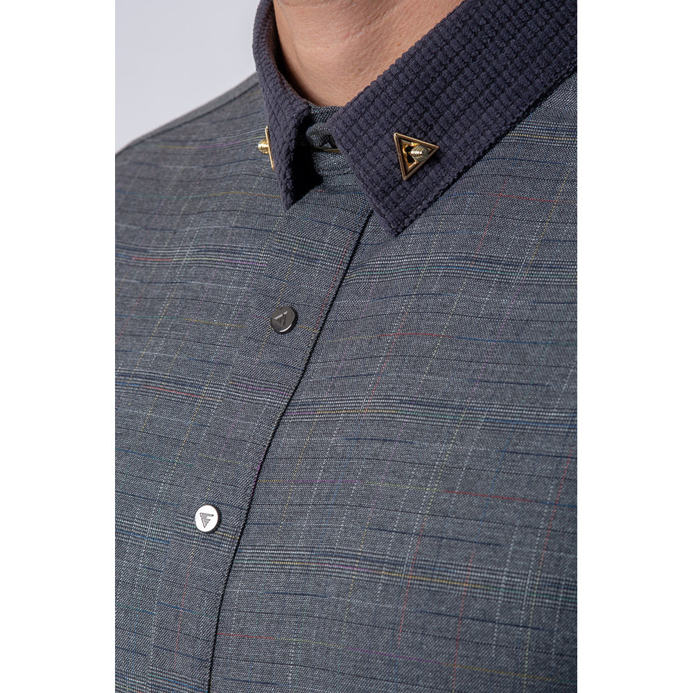 Lawung 2024 Smart Thobe - Premium Suit Fabric - Gray AAR2403