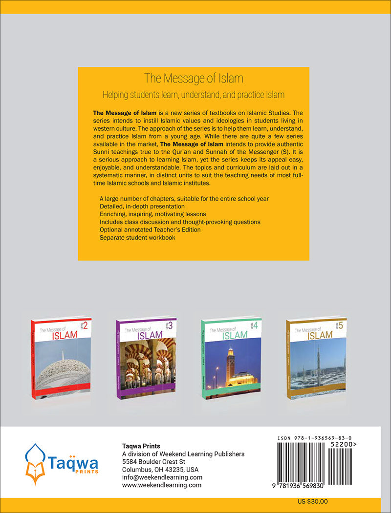 The Message of Islam Textbook: Level 1