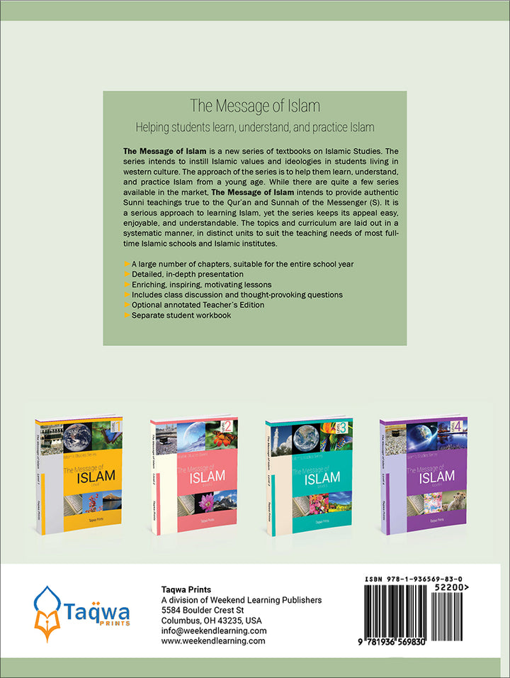 The Message of Islam Textbook: Level 5