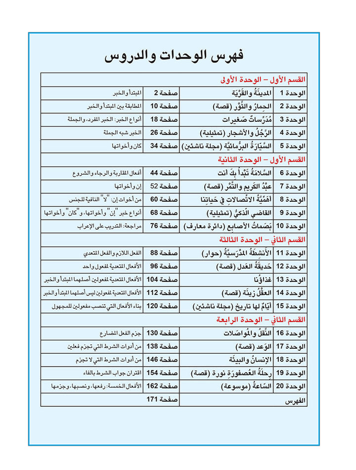 Arabic is the Language of Tomorrow: Textbook Level 7 العربية لغة الغد