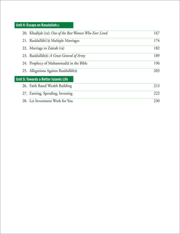 Weekend Learning Islamic Studies: Level 9